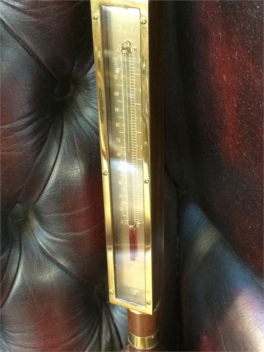 A Burke and Jones of Bristol, no. 366, gimbled stick barometer - Image 3 of 3