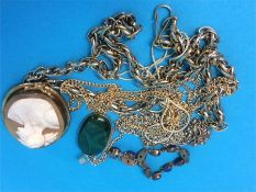 A quantity of silver and other costume jewellery