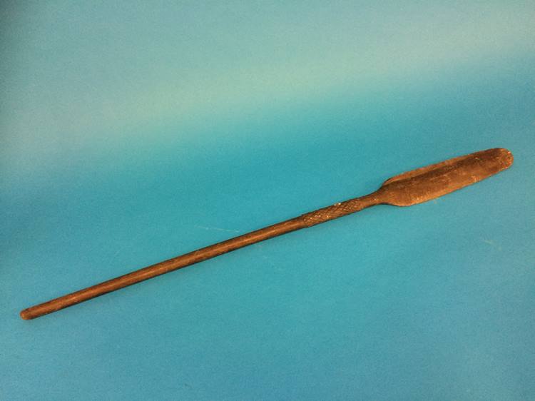 A tribal spear, 82cm long