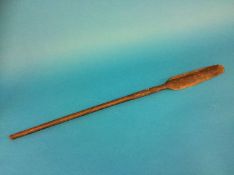 A tribal spear, 82cm long