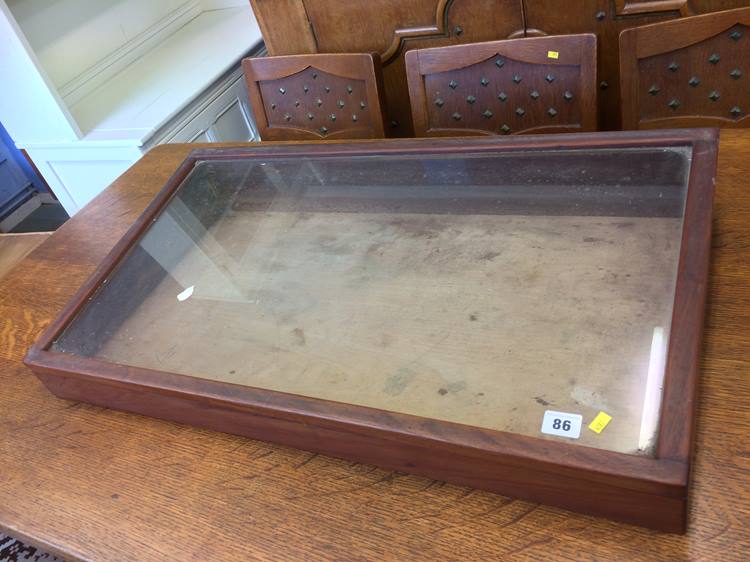 A small mahogany jewellery display cabinet - Image 2 of 2