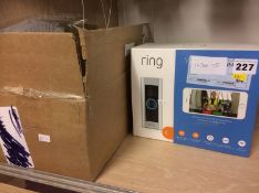 Ring doorbell camera (sold as seen)
