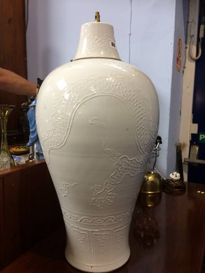 Large Oriental lamp - Image 2 of 3