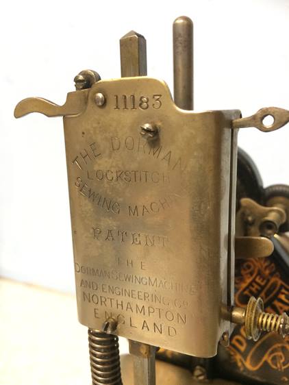 A Dorman Lockstitch sewing machine, numbered 11183. The Dorman Sewing Machine Company Northampton. - Image 3 of 4