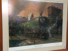 Terence Cuneo, Limited edition print 'Winston Churchill', 99/850, signed in pencil (with