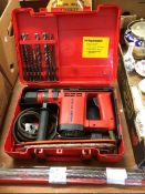 Hilti drill and bits