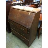 Oak bureau