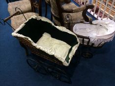 Two dolls prams