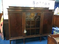 Mahogany china cabinet