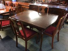 Mahogany dining room suite