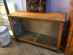 Oak glazed cabinet