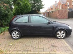 Vauxhall Corsa 1.0i, 1st reg November 2004, black, manual, cc 998, (no V5 - please note the fee