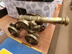Model brass canon