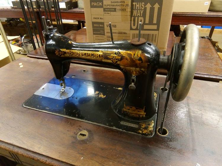 Treddle sewing machine - Image 2 of 2