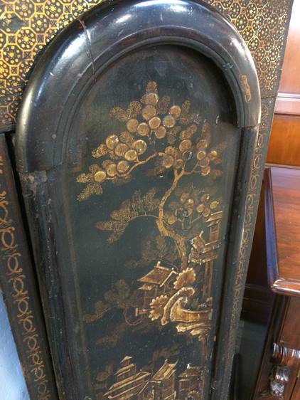 A lacquered long case clock by Phillip Abbot of Lo - Image 8 of 17