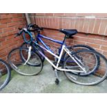 Raleigh Max mountain bike and a Pioneer mountain b