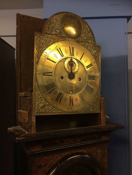 A lacquered long case clock by Phillip Abbot of Lo - Image 4 of 17