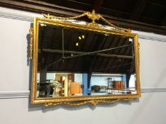 Ornate gilt mirror