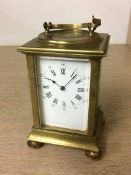 Small carriage clock