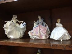 Three Royal Doulton figures