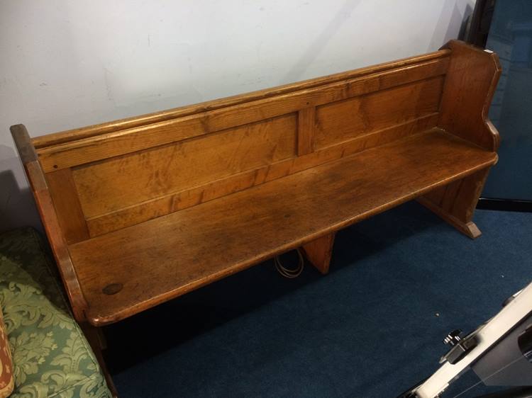 Pine pew, 5ft 7"