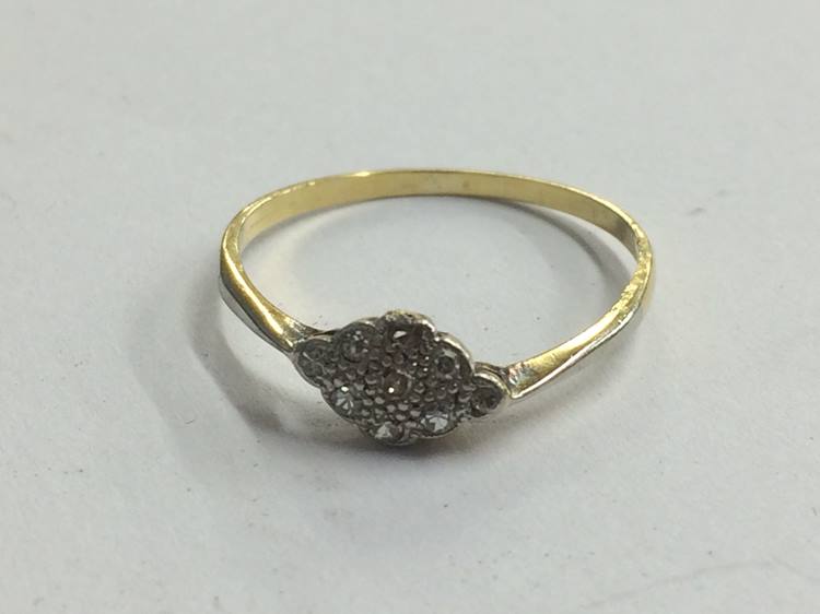 A gold coloured ring
