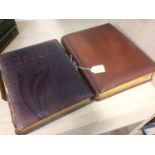 Two Edwardian photo albums