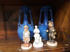 Goebel figures, pair of vases etc.