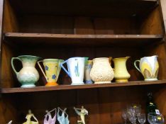 Collection of Art Deco jugs