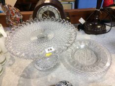 Pressed glass, Taza etc.