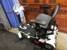 A mobility scooter