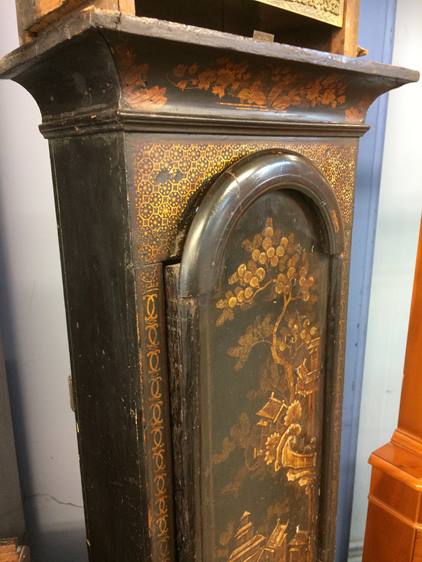 A lacquered long case clock by Phillip Abbot of Lo - Image 7 of 17