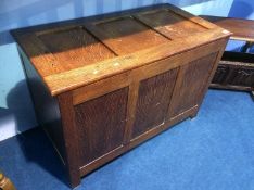 Oak blanket box