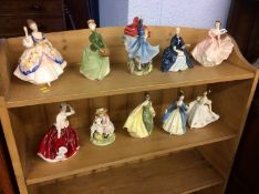 10 Royal Doulton figures