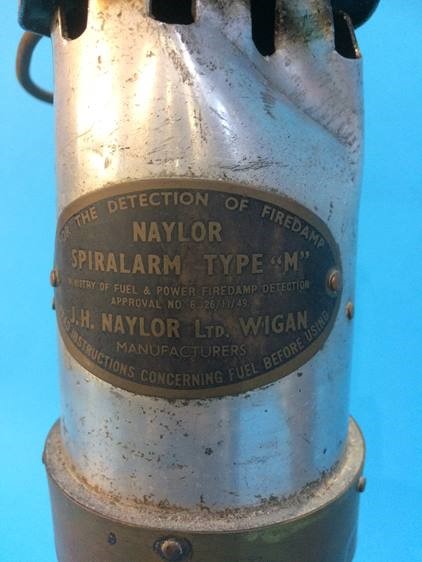 A Naylor Spiralarm Type 'M' Miner's lamp and a 'Ringrose' lamp - Image 2 of 4