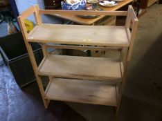 Two folding trade stands