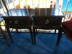 Pair of Stag bedside chests