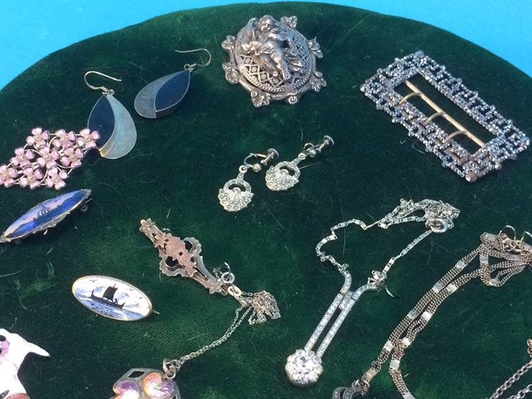 Assorted antique silver jewellery - Image 3 of 3