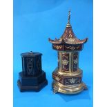 Two revolving cigarette dispensers