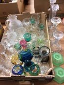 Selection of assorted glassware