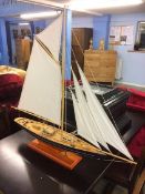 A model Yacht