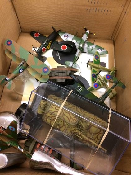 Quantity of Military models etc. in two boxes - Image 3 of 6