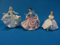 Three Royal Doulton figures of Ladies