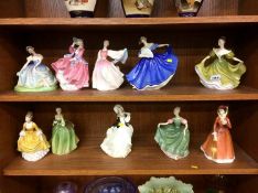 10 Royal Doulton figures