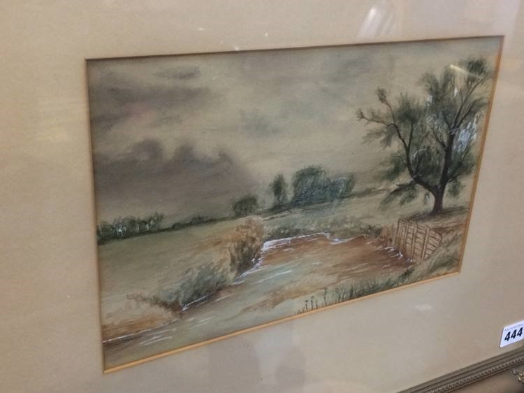 Two late 19th century watercolours - Image 3 of 3