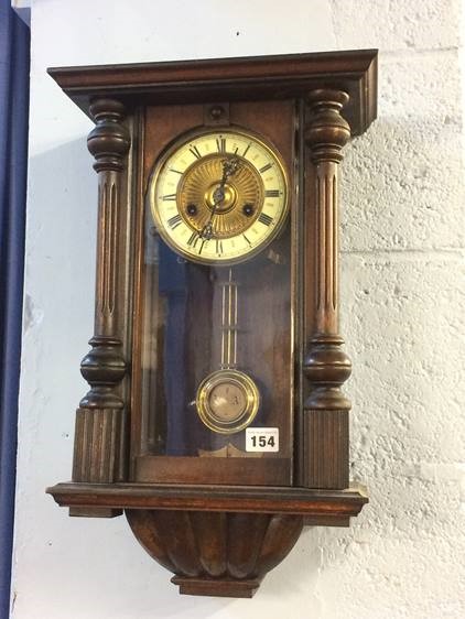 Mahogany wall clock