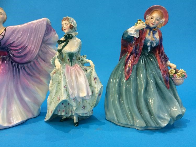 Four Royal Doulton figurines 'Sweet and Twenty', 'Lady Charmaine', 'Isadora' and 'Suzette'. (4) - Image 2 of 3