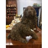 Cast spaniel figure