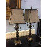 Pair of table lamps