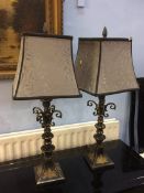 Pair of table lamps